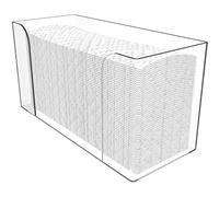 Cq Acrylic Dispensador de Toallas de Papel para encimera, Soporte para Toallas de Papel Plegado, Soporte Transparente para servilletas de Invitados, Adecuado para Toallas de Papel Plegables en Z,