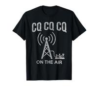 CQ-CQ-CQ - Botón de Radio Aficionado con código Morse On The Air Camiseta