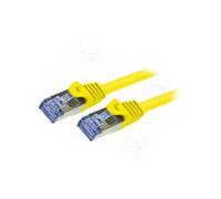 CQ3087S Cable de conexión S/FTP 6a Line Cu LSZH amarillo 7,5 m 26 AWG LOGILINK