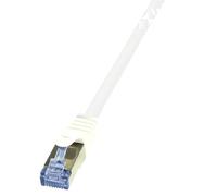 CQ3091S Patch cord S/FTP 6a Line Cu LSZH blanco 10m 26AWG LOGILINK