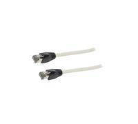 CQ8092S Cable de conexión S/FTP Cat 8.1 Line Cu LSZH gris 10m 26AWG Adern: 8 ...