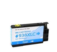 CQadsDyrx Cartucho de Tinta Compatible 937E 938E 936E 937 938 para OfficeJet Pro 9110E 9120E 9130E 9720E 9730E 9110B 9120B 9130B 9720 9730 Printers(938e-1pcs-C)