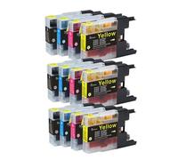 CQadsDyrx Cartucho de Tinta Compatible con MFC J430W J5910DW MFC J625DW J6510DW MFC J6710DW J825DW DCP J725DW J925DW(3Set)