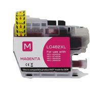CQadsDyrx Cartucho de Tinta de Tinta LC462XL Compatible con Modelos de impresor(1PCS Magenta)