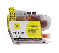 CQadsDyrx Cartucho de Tinta de Tinta LC462XL Compatible con Modelos de impresor(1PCS Yellow)