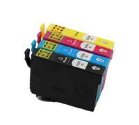 CQadsDyrx Compatible con T1291 T1292 T1293 T1294 T 1291 1292 1293 1294 Instinente de Tinta de Tinta de Color Cartucho Universal para el lápiz SX535WD SX435W SX525WD SX235W(1Set (4pcs))