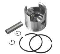CQadsDyrx Pistón estándar de 60 mm con Anillo de pistón Compatible con Motor fueraborda de 2 Tiempos M18E 18HP - Reemplaza los números de Pieza 350-00001, 350-00011-0, 350-00001-0