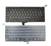 CQadsDyrx Teclado Compatible con Pro 13 A1278 2009 2010 2011 2012 Reino Unido árabe AR Sueco SW español SP Portugal PO francés FR danés DM(Spanish Keyboard)