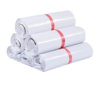 CQAHDSEVF Bolsas de envío, Bolsa de mensajería Opaco PE Plástico Express sobre Autoadhesivo Blanco 50 Piezas Múltiples tamaños(25x35cm 50pcs)