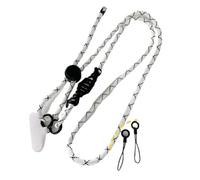 CQAHDSEVF Cordón para teléfono, 3 Piezas de cordón Universal Ajustable Multicolor for teléfono, Bandolera, Cuello y muñeca(White)