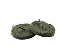 CQAHDSEVF Cordones para zapatos, Cordones de algodón 0,8 cm Ancho 100-160 cm 4 piezas Multicolor(Dark Green,160)