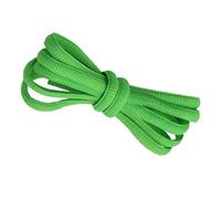 CQAHDSEVF Cordones para zapatos, Cordones de Poliester Ovalados 6mm Multicolor 80-180cm 1 Par(Grass Green,140)