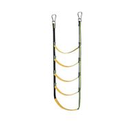 CQAHDSEVF Escalera de Cuerda Gcroet, 3/4/5 Step Boat Folding Swim Rope Ladder Fluorescent Green 98-156CM(156CM)