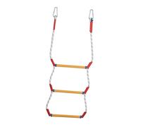 CQAHDSEVF Escalera de Cuerda Gcroet, Foldable Boat Rope Ladder Dinghy Kayak Canoe Fishing Swim Sailboat Red(Red-Three Tire)