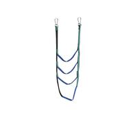 CQAHDSEVF Escalera de Cuerda Gcroet, Multicolor 3/4/5 Step Folding Boat Ladder Nylon Rope(Blue 4 Step)