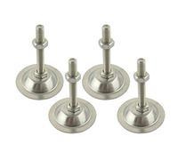 CQAHDSEVF Pies para Muebles Pies niveladores Ajustables, Pies niveladores de Muebles Ajustables, 4 Uds., con Base de 38mm y M8/M10x60-100mm(M10x100mm)