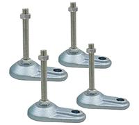CQAHDSEVF Pies para Muebles Pies niveladores Ajustables, Pies niveladores de Muebles Ajustables de Hierro Fundido 4 Piezas(D84xm30x200)