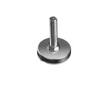 CQAHDSEVF Pies para Muebles Pies niveladores Ajustables, Pies niveladores de Muebles Ajustables de Nailon de Acero Inoxidable, Varios tamaños, Paquete de 8-20 Unidades(8 Pcs,28xM8x15mm)