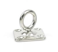 CQAHDSEVF Placa con Ojo de Acero Inoxidable, Placa de Ojo de Acero Inoxidable 304 con Varios tamaños M5-M12 y Varios Estilos(Type 5,9mm)