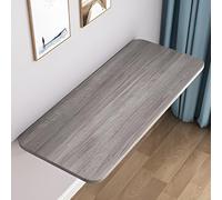 CQAHDSEVF Plegando el Escritorio Colgando, Wall Mounted Folding Table, Fold Down Desk Small Space Hanging Addition(Gray Oak Color,120 * 30cm)
