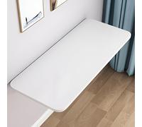 CQAHDSEVF Plegando el Escritorio Colgando, Wall Mounted Folding Table, Fold Down Desk Small Space Hanging Addition(White,90 * 40cm)