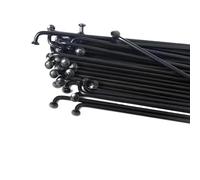 CQAHDSEVF Radios para Ruedas de Bicicleta, Radios de Bicicleta eléctricos, 20 Piezas, 12G, 2,6mm de diámetro, con tetinas, 70-262mm, Color Negro(248 mm)