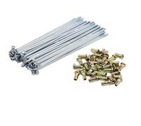CQAHDSEVF Radios para Ruedas de Bicicleta, Radios de Rueda de Motocicleta de 4mm, 36/72 Uds., con tetinas, 150-170mm, doblados for Bicicleta y Moto(36pcs 150mm 3.5mmDia)