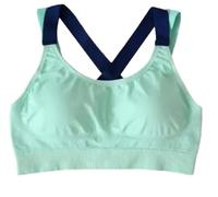 CQAHDSEVF Sujetadores Deportivos para Entrenamiento, Sujetador Deportivo Push-up con Espalda Cruzada de Secado rápido for Mujer, Multicolor, Varios tamaños(Green,XL)