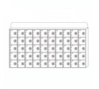 CQAHDSEVF Taquilla acrílica para teléfonos móviles, Cuadro de Bolsillo montado en la Pared de la Caja de Almacenamiento del teléfono Celular de acrílico Que Cierra 4-60 Ranuras for la Escuela(50)