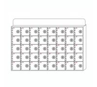 CQAHDSEVF Taquilla acrílica para teléfonos móviles, Cuadro de Bolsillo montado en la Pared de la Caja de Almacenamiento del teléfono Celular de acrílico Que Cierra 4-60 Ranuras for la Escuela(40)