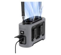 CQAHDSEVF ventilador con clip para la cintura y el cuello, Ventilador de cintura 14500mAh Motores duales 4 clips Linterna Powerbank Multicolor