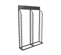 CQCCQ Portamuestras for baldosas de inserción, Expositor de baldosas de Porcelana metálica de 12 o 24 Niveles, Organizador de baldosas for Suelos, Material de construcción(80x45x185cm)