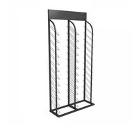 CQCCQ Portamuestras for baldosas de inserción, Expositor de baldosas de Porcelana metálica de 12 o 24 Niveles, Organizador de baldosas for Suelos, Material de construcción(70x30x185cm)