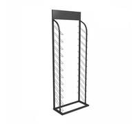 CQCCQ Portamuestras for baldosas de inserción, Expositor de baldosas de Porcelana metálica de 12 o 24 Niveles, Organizador de baldosas for Suelos, Material de construcción(45x40x185cm)