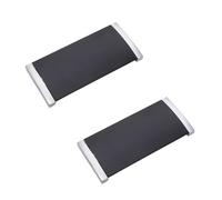 CQCQC 2 tiradores de puerta empotrados, tiradores de armario, cajones ocultos de aleación de zinc, muebles de gabinete ocultos for armarios, armarios, cajones(Black,Pitch:96mm)