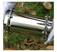 CQCQC Contenedor de cápsula del Tiempo de Acero Inoxidable Resistente al Agua, Caja de Almacenamiento de entierro Duradera con Cerradura for Recuerdo de Memoria, Regalo Futuro y graduación(10 * 40cm)