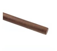 CQCQC Palo de Madera de Nogal Redondo Pasador sin terminar Utilizado for Manualidades Barra de Ropa Bastón for Caminar Diámetro 3-50 mm Longitud 500 mm(30mm*500mm*1pcs)