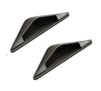 CQCQC Paquete de 2 manijas for armario de cocina, manija for armario, cajón, tiradores de gabinete modernos, puerta oculta for tocador de baño(Black,Pitch:64mm)