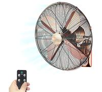 CQDWD Ventilador oscilante silencioso de enfriamiento - Ventilador montado en la Pared con Control Remoto - Inicio/Industrial/Oficina/Gimnasia Enfriamiento de Verano