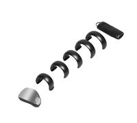 CQEAZ Anillos de conteo inteligente con pantalla digital con carga inalámbrica, 5 tamaños ajustables para oración Zikr hasta 99999 unidades, Approx.16mm/18mm/20mm/22mm/24mm, ABS, ABS.