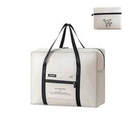 CQEAZ Bolsas de viaje plegables y prácticas, de gran capacidad, para deportes y viajes, para negocios y gimnasio, bolso de hombro, crudo, 42x17x33cm /16.53x6.69x12.99in