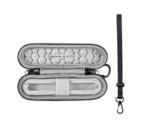 CQEAZ Estuche de almacenamiento para pluma estilográfica individual con mosquetón y correa portátil. Disfruta de un fácil transporte para viajes y oficina. Funda de almacenamiento