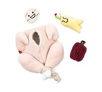 CQEAZ Snuffle Dog Squeak - Juguete de peluche suave resistente a las mordeduras para perros que se esconden y buscan jugar fomentando las habilidades de búsqueda de forraje