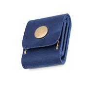 CQEAZ Soporte para púas de guitarra, de piel sintética, organizador de púas, estuche de almacenamiento para púas de guitarra, bolsa organizadora de púas de guitarra, Blue, approx.6x4.6cm/2.36x1.81in