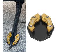 CQFCY Extensor Caballete Lateral Moto para BMW HP2 Enduro/Megamoto 2006 2007 2008 2009 2010 2011, Aluminio Motocicletas Soporte Extensión de Pata Cabra para Motocicleta,Yellow