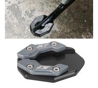 CQFCY Extensor Caballete Lateral Moto para BMW HP2 Sport Enduro/Megamoto 2005 2006 2007 2008 2009, Aluminio Motocicletas Soporte Extensión de Pata Cabra para Motocicleta,Grey