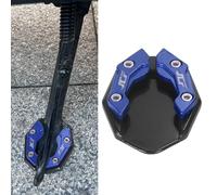 CQFCY Extensor Caballete Lateral Moto para Royal Enfield Bullet Meteor Classic 350 500 650 Continental GT 535, Aluminio Motocicletas Soporte Extensión de Pata Cabra para Motocicleta,Blue
