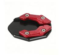 CQFCY Extensor Caballete Lateral Moto para Suzuki AX4 115, Aluminio Motocicletas Soporte Extensión de Pata Cabra para Motocicleta,Red