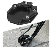 CQFCY Extensor Caballete Lateral Moto para Suzuki Burgman 125 2007-2019 2020 2021 2022 2023 2024 2025 2026, Aluminio Motocicletas Soporte Extensión de Pata Cabra para Motocicleta,Black