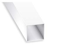 CQFD - Tubo cuadrado (PVC, 15 x 15 x 1 mm, 1 m)